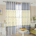 Kids curtains design raw silk fabric window curtains